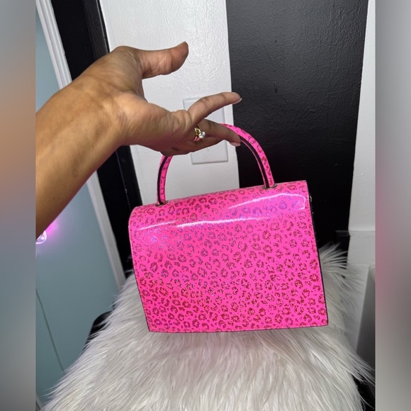 Mini Leopard Square Bag - Picture 3 of 5